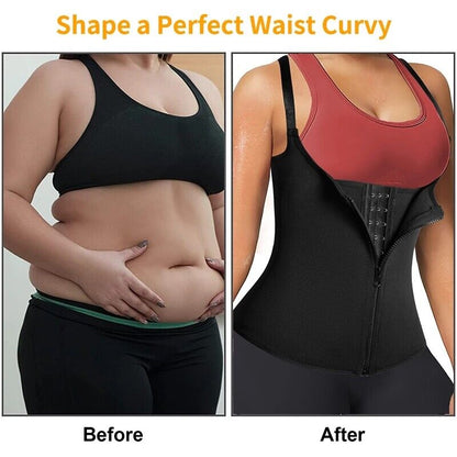 Women's Slimming Waist Trainer Shapewear Vest with Belly Control - Sports Top