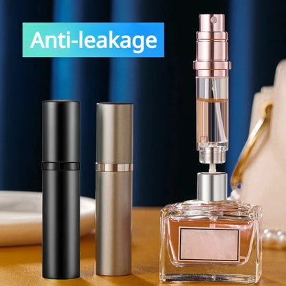 Aurae™ Refillable Perfume Atomizer – 5ml Mini Luxury Travel Spray Bottle