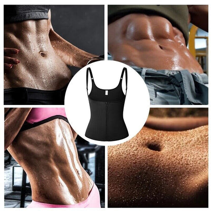 Women's Slimming Waist Trainer Shapewear Vest with Belly Control - Sports Top