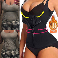 Women's Slimming Waist Trainer Shapewear Vest with Belly Control - Sports Top