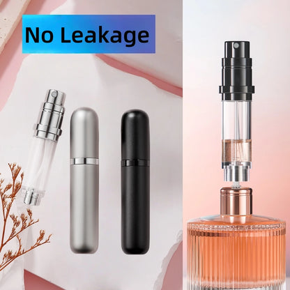 Aurae™ Refillable Perfume Atomizer – 5ml Mini Luxury Travel Spray Bottle
