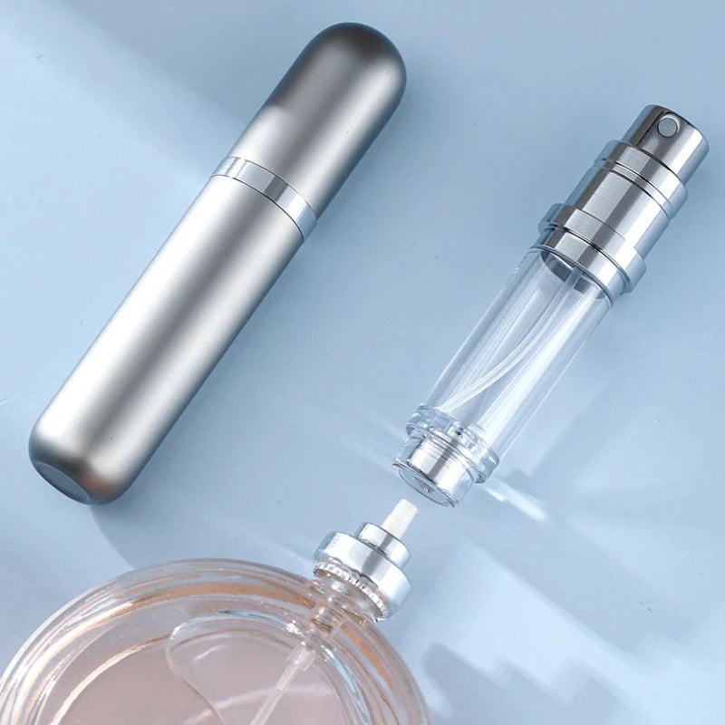 Aurae™ Refillable Perfume Atomizer – 5ml Mini Luxury Travel Spray Bottle